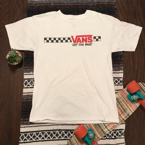 red vans off the wall shirt